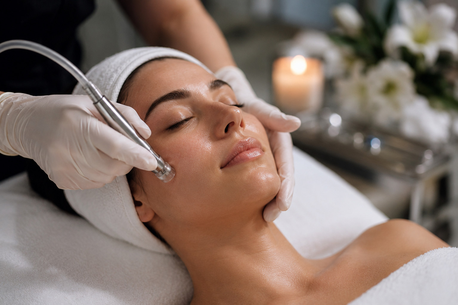 Diamond Microdermabrasion with Vitamin C and Collagen Infusion facial at Mindful Way Studio Mokena IL